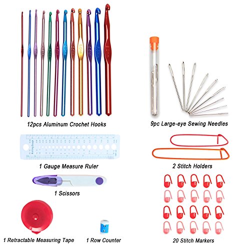 2 Teamoy+Aluminum+Knitting+Organizer+Accessories