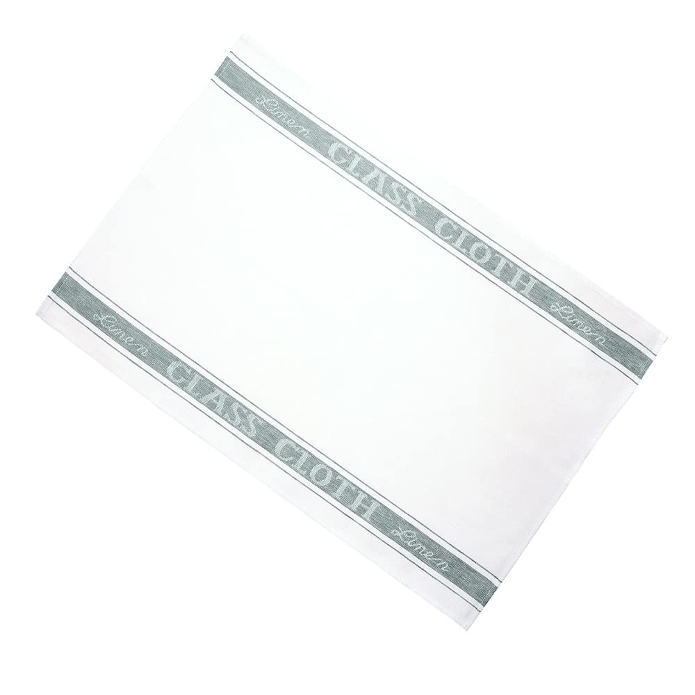 Dexam Linen Glass Cloth, Grey, 70 x47