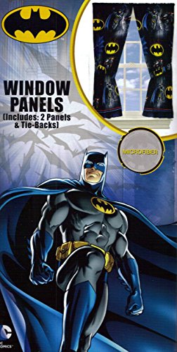 Dc Comics Batman Window Drapes Curtains Panels Set Of 2 New