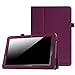 Insignia 10.1 Inch Tablet NS-P10A7100 / NS-P10A8100 Case, Fintie Slim Fit Premium Vegan Leather Folio Cover with Stylus Holder for Insignia Flex NS-P10A7100 / NS-P10A8100 Android Tablet, Purple