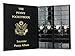 Pressed Penny Album (A4 Size) Coin Holder Holds up to 108 Elongated Pennies and 28 Elongated Quarters Collection Book for Collectors