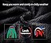 Wantdo Men's Waterproof Mountain Jacket Fleece Windproof Ski Jacket US M  Red M