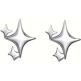 Small Tiny Stud Earrings, Hypoallergenic Star Earrings, Cute Mini Earrings Stud for Women Men Silver