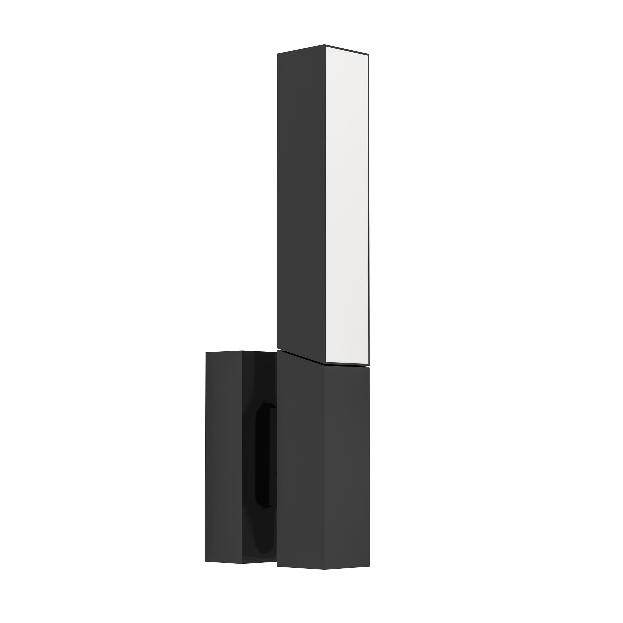 Eglo LED Outdoor wall Light Fixture Ugento, External Porch Lighting with swivelling spot, Outside luminaire, Front Door façade lamp, Black Metal, Warm White, IP44