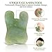 Jade Roller for Face Massager – Anti Aging Wrinkling Facial Therapy, 100% Real Natural Jade Stone with Gua Sha Scraping Tool, Slimming, Face Roller Massage, Healing, Rejuvenating Your Skin Naturally