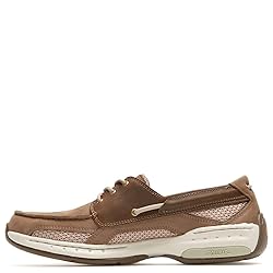 Dunham Men's Captain Boat Shoe, Taupe, 9 Narrow