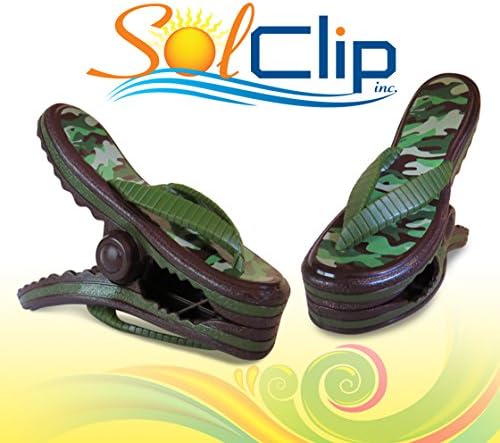Towel clips, pegs, clamps, clothespins, épingles, pinces à serviette de plage, SolClip, Canada, Flip Flop Army