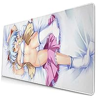 XL Gaming Mouse Pad,Mouse Pad,Custom Mouse Pad,Extended Mat-(Anime Girl)