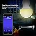 Bluetooth Light Bulb LED RGBW Changing + Dimmable White Light, Smartphone Remote Controlled Via App, Connection by Bluetooth 4.0, E27/27 Socket(8W)