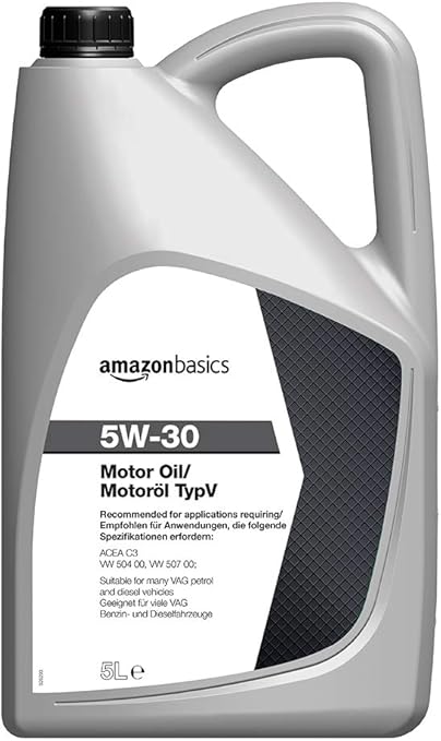 Amazon Basics Motor Engine Oil 5w 30 Typv 5l Amazon Co Uk Automotive