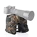 Movo Photo THB03 Camouflage Camera Lens Bean Bag with Head Mounting Plate - Deep Woods (Junior)