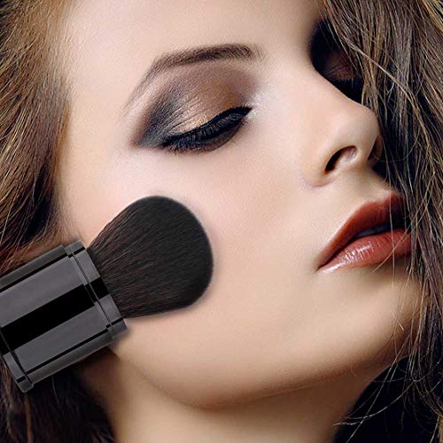 Retractable Kabuki Makeup Brush Powder Brushes Foundation Travel Foundation Brush for Blush Bronzer & Powder