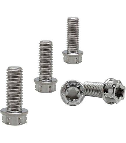 M6 TITANIUM Hex Head Flange Bolt 10 15 20 25 30 35 40 45 50 55 60 65mm X1.0mm Al