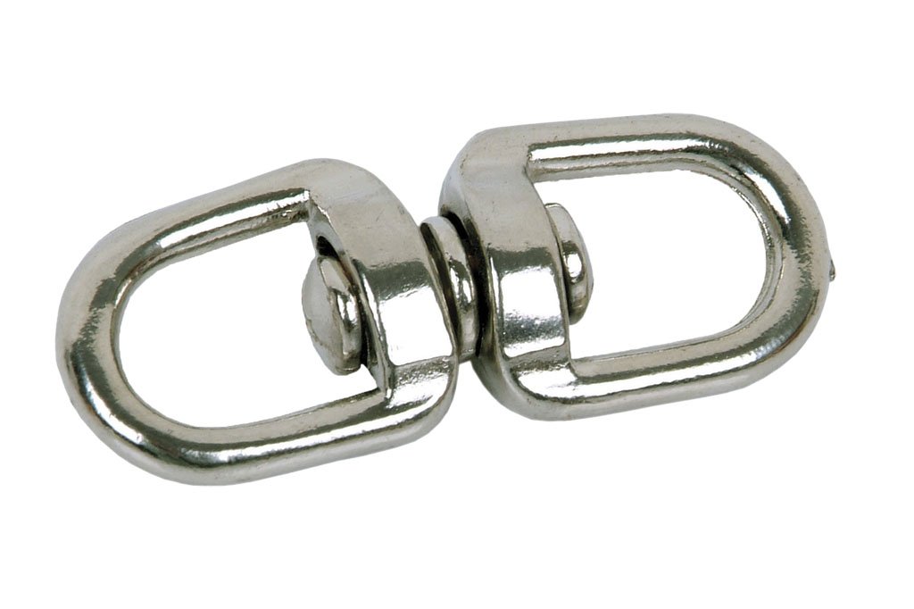 CoFan 18002304 – Pack of 50 torniquetes Swivel Nickel (22 x 22 mm)