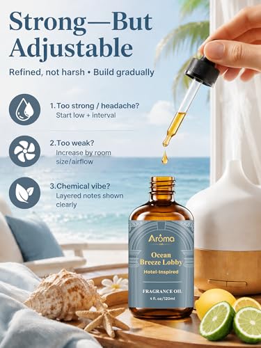 Ocean Breeze Lobby — a Hotel-Inspired Fragrance Oil that Feels Like a Coastal Resort Lobby, Diffuser Oil for Home for Diffusers and Crafting