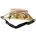 Gold Holographic Fanny Pack for Women & Girls - Cute Waist Bags with Adjustable Belt for Rave, Festival