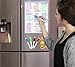 Dry Erase Weekly Calendar for Refrigerator, Weekly Dry Erase Board, Magnetic Weekly Planner - Chore Chart for Kids, Weekly Family Meal Planner, Fridge Notepad with 4 Markers and 6 Emoji Magnets