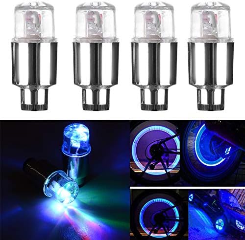 CJRSLRB 4Pack Car Tire Valve Light