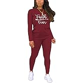 Nimsruc Two Piece Outfits For Women Casual Jogging Suit Sweatsuits Sets