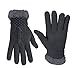 Peach Couture Classic Cable Knit Plush Fleece Lined Double Layer Winter Gloves