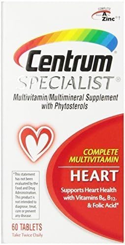 Centrum Specialist Heart, 60 Count (Pack of 3) by Pfizer Consumer Healthcar