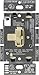 Lutron Toggler Incandescent 600-Watt Single-Pole Dimmer Switch, TG-600PH-IV, Ivory
