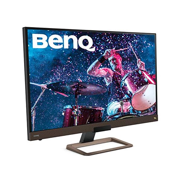 BenQ-EW3280U-32-Inch-4K-UHD-HDRi-Entertainment-Monitor-IPS-USB-C-HDMI-Grey BenQ EW3280U 32 Inch 4K IPS Computer Monitor with Integrated Speakers, Custom Audio Modes, USB-C (PD 60W), FreeSync…