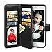 Vofolen 2-in-1 Case for iPhone 6 Case iPhone 6S Case Wallet Folio Flip PU Leather Case Protective Hard Shell Magnetic Detachable Slim Back Cover with Card Holder Slot Wrist Strap for iPhone 6 6S Black