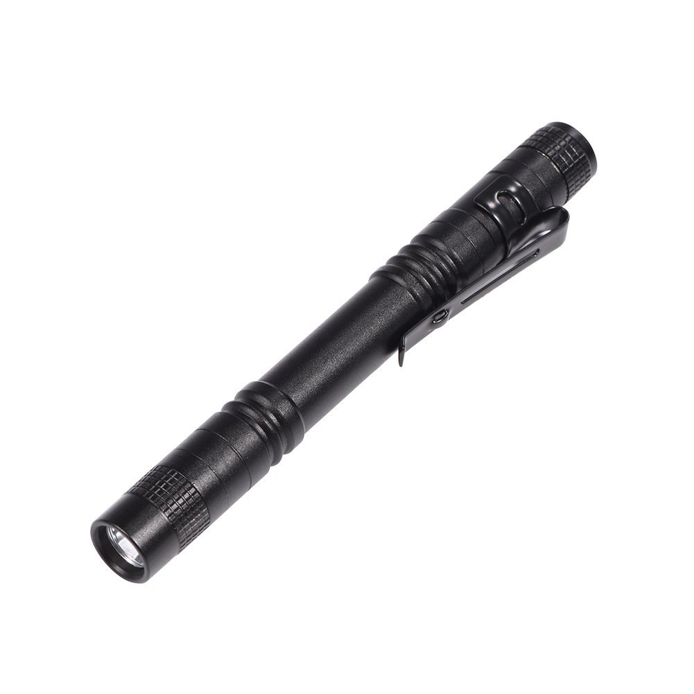 Pen Light Portable LED Pen Clip Mini Pocket Flashlight High Bright Light Torch Lamp