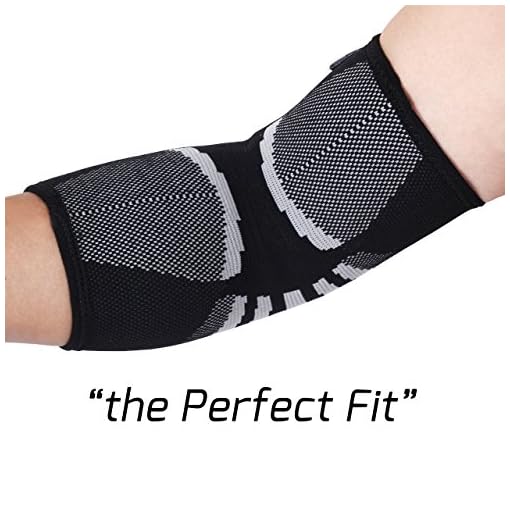 Nordic Lifting Elbow Compression Sleeves (1 Pair) - Support for Tendonitis Prevention & Recovery (Large) - Image 4