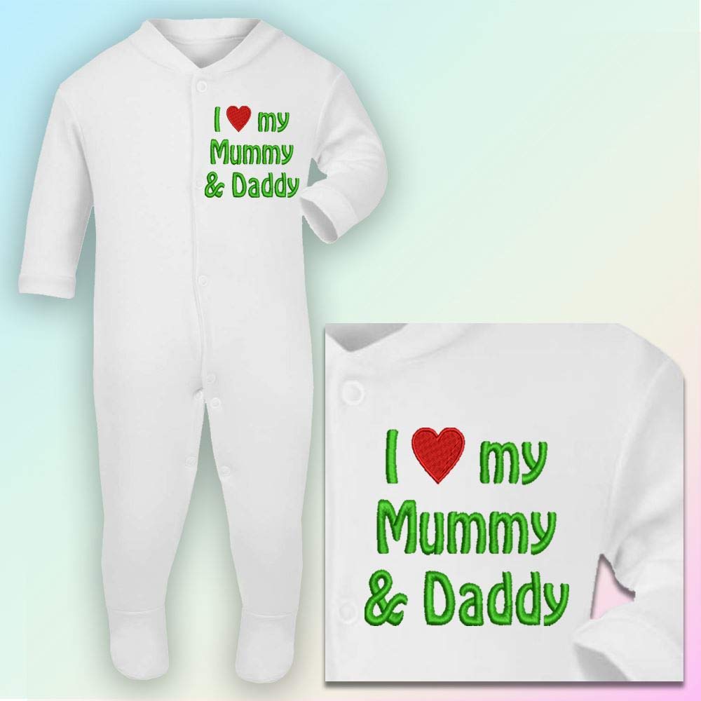 i love my daddy sleepsuit unisex