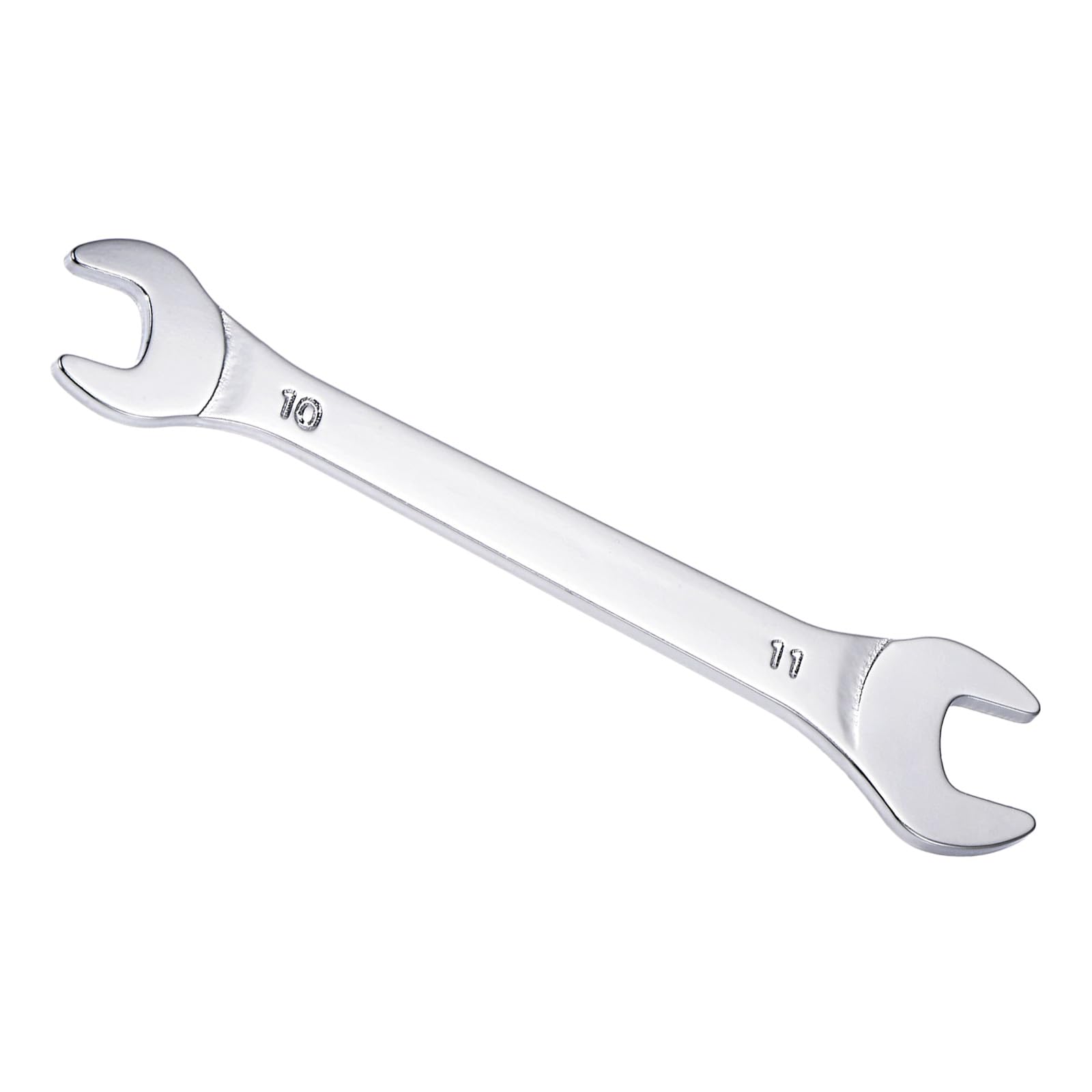 CoCud Thin Open End Wrench, Metric 10mm x 11mm, Double Ended Slim Wrench - (Applications: for Thin Nuts, Narrow Spaces), 1-Pieces