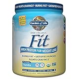 Garden of Life Organic Meal Replacement - Raw Organic Fit Vegan Nutritional Shake for Weight Loss, Vanilla, 16.1oz (457g) Powder