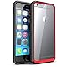 SUPCASE Case for iPhone 6/6s - Retail Packaging - Clear/Red/Black