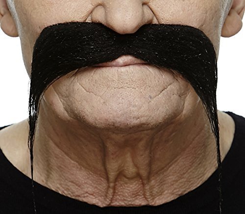 Biker black mustache