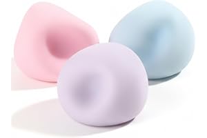 3-Pack Stress Balls for Kids, Soft & Slow Rising Fidget Toys for Stress Relief and Sensory Play with Fun Deformable Shapes, B