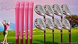 Senior Ladies iDrive Pink Golf Clubs All Hybrid Set 55+ Years Womens Right Handed Lady Full True Hybrid Complete Rescue Set which Includes: #3 4 5 6 7 8 9 +PW New Rescue Utility 