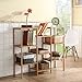Finnhomy Natural Bamboo Shelf Plant Stand Display Wood Customizable Utility Shelf Bathroom Shelf 9-Tier Multifunctional Storage Rack Shelving Unitthumb 4