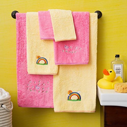 Lucia Minelli Butterfly/ Rainbow Embroidered Luxury Turkish 6-piece Towel Set