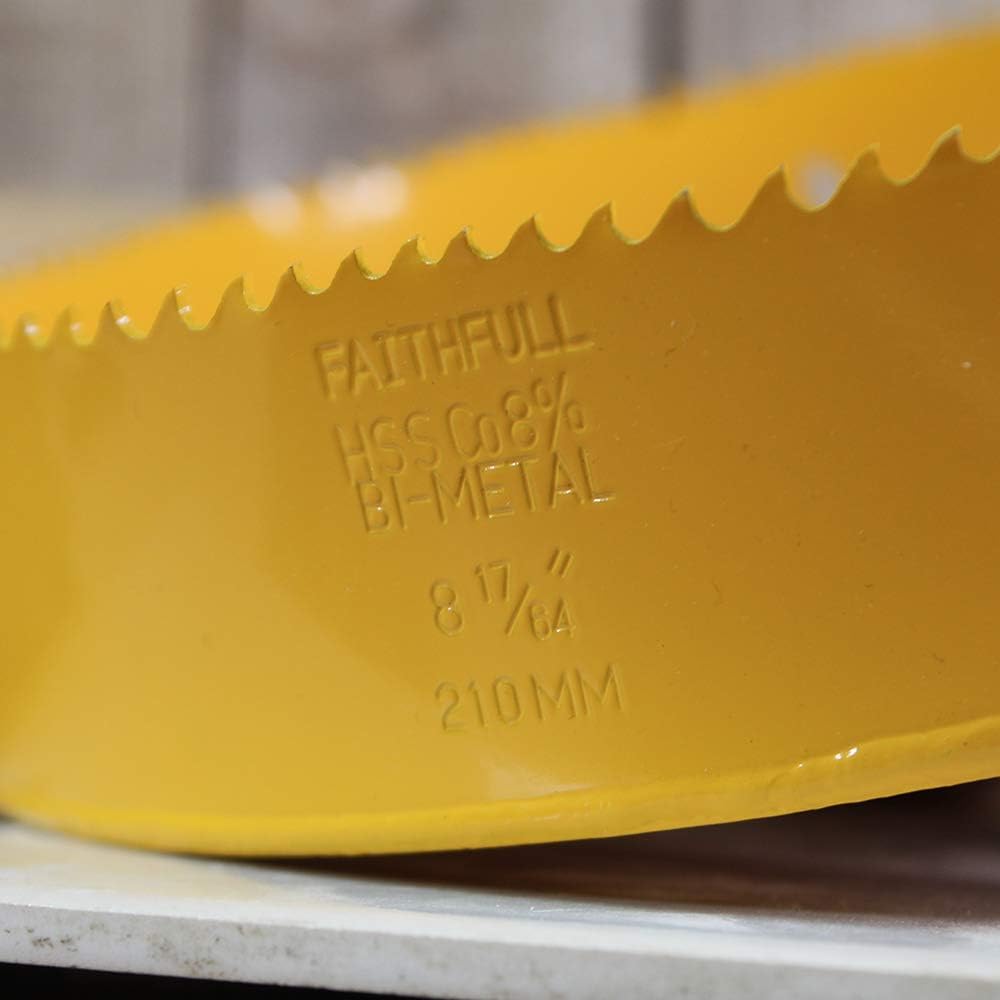 Faithfull FAIHSVP210 Bi-Metal Cobalt Varipitch Holesaw 210mm, Multi-coloured, 210mm D - Image 5
