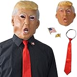 Tigerdoe Trump Mask - Donald Trump Costume - President Mask - Politician Costume - Funny Latex Mask