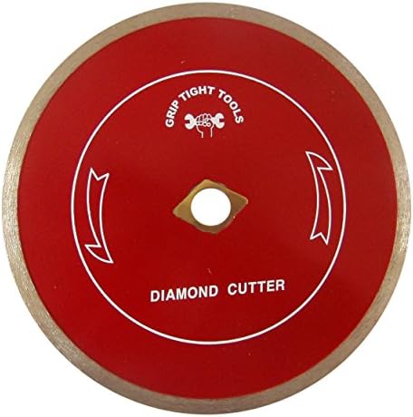 Grip Tight Tools Professional Quality Continuous Rim Diamond Blade for Tile Cutting, 7-Inch (Wet)