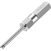 PUIBERS Valve Core Removal Tool,Schrader Valve Stem Removal Tools Stem Puller, Great Stainless Steel Tire Valves Tool for Schrader Cores (4 Inch Length)