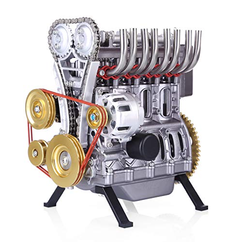 HMANE Inline 4 Cylinder Engine Model Kits for Adults, Custom Metal Car