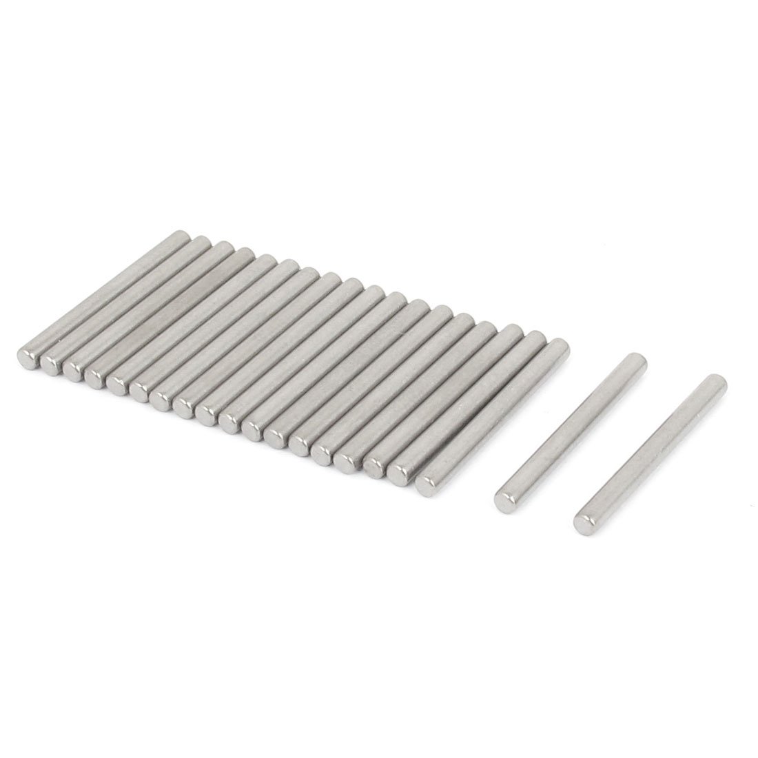 Sourcingmap® 2.5mm x 25mm 304 Stainless Steel Dowel Pins Fasten Elements 20pcs