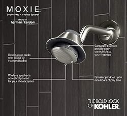 KOHLER Moxie Bluetooth Showerhead, Shower