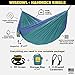 Wise Owl Outfitters Hammock for Camping Single & Double Hammocks Gear for The Outdoors Backpacking Survival or Travel - Portable Lightweight Parachute Nylon SO Green & Blue