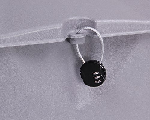 Kissenbox Auflagenbox Gartentruhe Karisma 270 Liter grau abschließbar – Bild 5