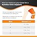 Kamileo Knee Brace, Knee Sleeve with Support Straps for Joint Pain Arthritis Relief (Single)