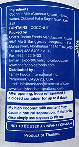 Nature's Charm Evaporated Coconut Milk 12.2oz (Pack of 6)